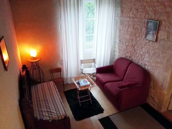 Rangements au premier étage du gîte de la tourterelle