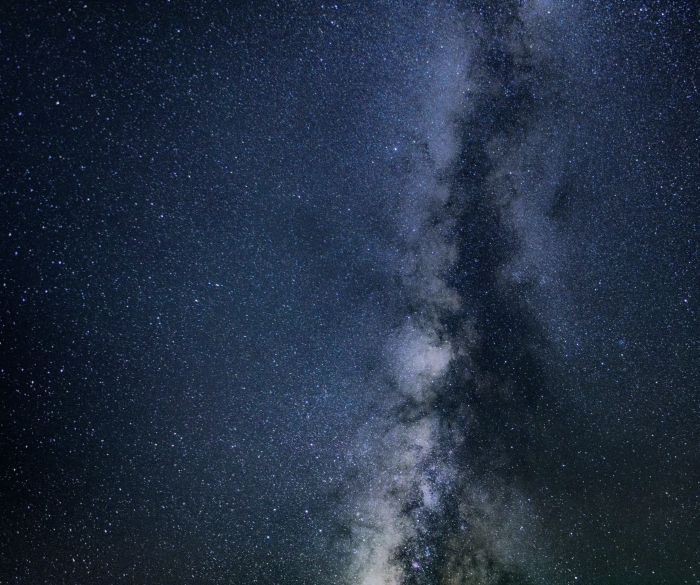 La voie lactée vue depuis le parc du domaine de Chnate-Oiseau